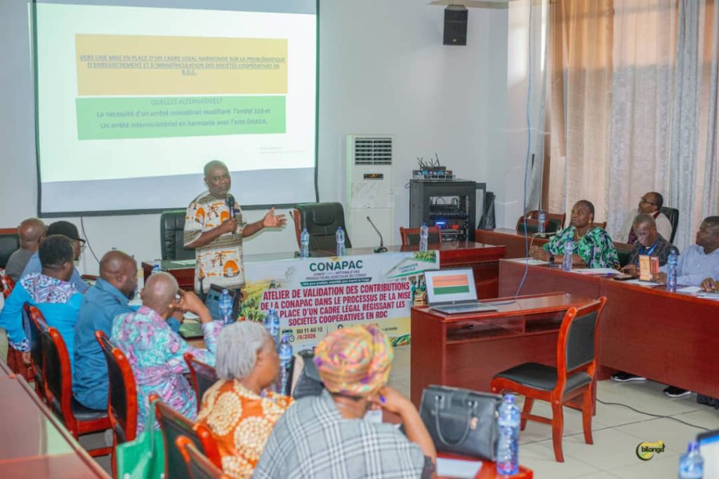 CONAPAC : vers un cadre juridique régissant les sociétés coopératives en RDC